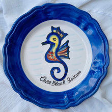 Load image into Gallery viewer, 6 Chez Black plates - Small diameter