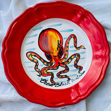 Load image into Gallery viewer, 6 Chez Black plates - Small diameter