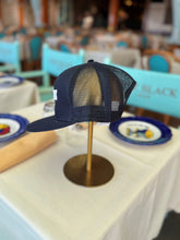 Load image into Gallery viewer, Blue trucker hat

