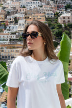 Load image into Gallery viewer, White and tiffany green t-shirt - Unisex
