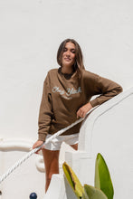 Load image into Gallery viewer, Sweater unisex in chocolate brown
