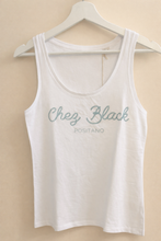 Load image into Gallery viewer, Tank top white and Tiffany green
