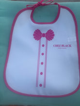 Load image into Gallery viewer, Kids Chez Black bib
