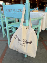 Load image into Gallery viewer, Chez Black beach bag - Sand
