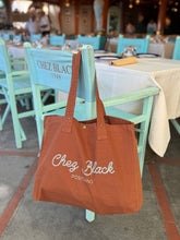 Load image into Gallery viewer, Chez Black beach bag - Brown
