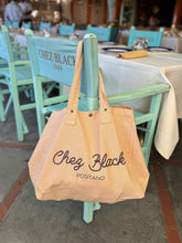 Load image into Gallery viewer, Chez Black beach bag - Butter yellow
