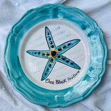 Load image into Gallery viewer, 6 Chez Black plates - Small diameter
